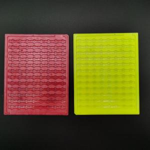 China Permanent ESD Transfer Static Colorful Tray 0.4mm Flatness Storing Optical Filters on sale