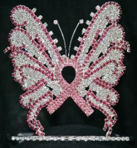 China Butterfly tiaras rhinestone tiaras cheap pageant tiaras and crowns manufactuer supplier USA pageant crowns pai crown factory
