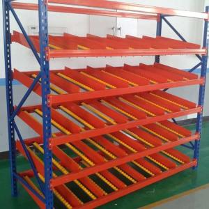Buy cheap 2.5 Tons Racks Carton Flow Orange 75mm Gravity Flow Rack In Warehouse from wholesalers