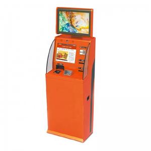China Double Screen Sim Card Vending Machine Ticket Dispenser Kiosk With Coin Acceptor factory