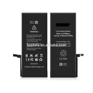 China 2750mAh 0 Cycle Iphone 6s Plus New Battery CE / FCC / ROHS / MSDS Certification factory