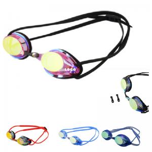 China Custom Brand Print Logo Unisex Speedo Swimming Goggles Anti Fog Swim Goggles factory