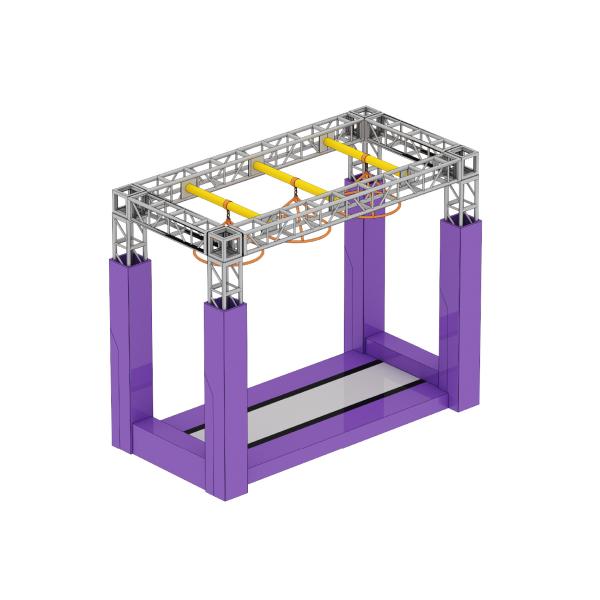 Ninja Course Obstacle Playground for Sports Centers