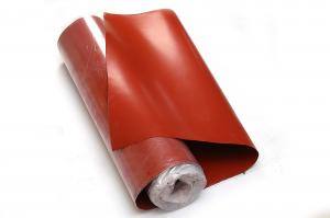 China Insulation Silicone Coated Fiberglass Cloth Fire Resistant Silicone Rubber Sheet factory