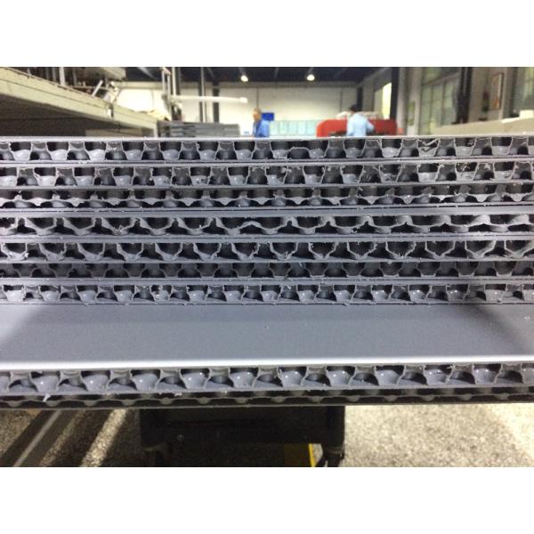 Solid Heavy Duty Plastic Pallet Sleeve Pack Box With Lid Single Faced Design Structure