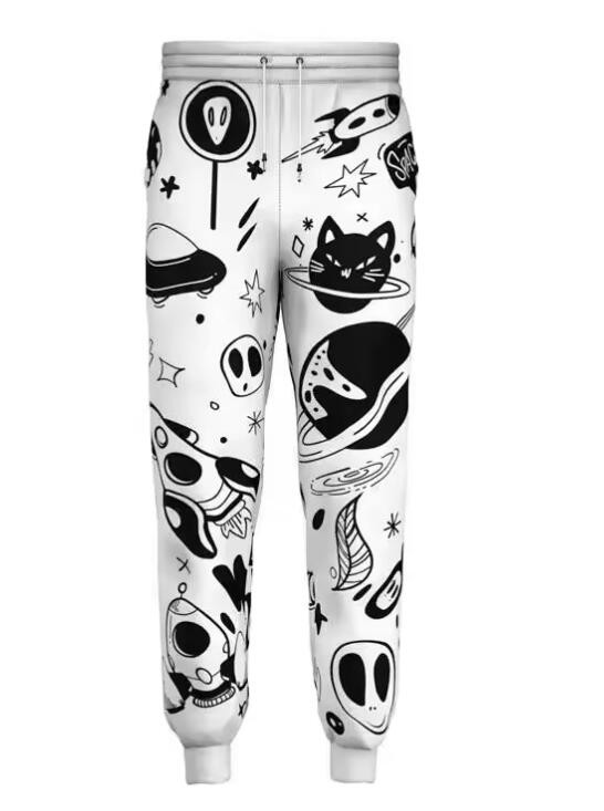 China Customization Sublimation Print On Demand Sweatpants Regular Fit factory