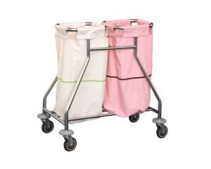 China Medical Waste Collecting Hospital Instrument Trolley Stainless Steel Medical Nursing Care Trolley factory