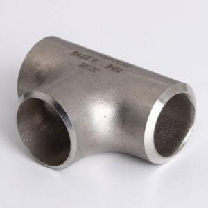 China Stainless Steel Pipe Tee Fittings Ss304 Ss316 Material ANSI B16.9 Standards factory