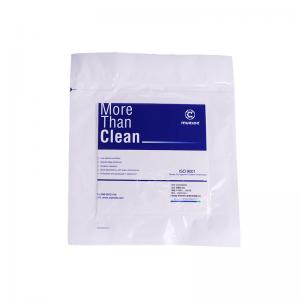 China Sterile 100% Polyester Dry Cleanroom Wipes Heat Sealed Edges factory