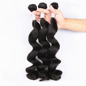 China Unprocessed Virgin Human Hair Bundles Loose Deep Wave Human Hair Weave For Black Woman factory