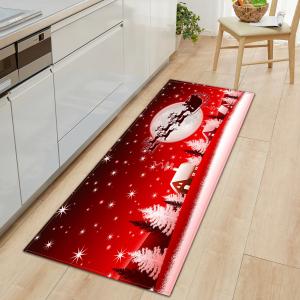China Waterproof Santa Claus Kitchen Floor Mats Carpet For Sofa Area Long Strip factory