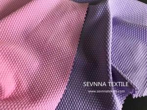 China Jacquard Textured Knitting Nylon Swimwear Fabric Multi Function factory
