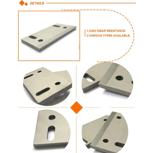 Tungsten Carbide Scraper Tips , Machinist Scraper Metal Milling Machine Tool For Conveyor Cleaners