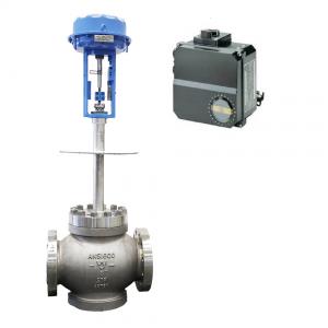 China Low Temperature Pneumatic Flow Control Valve With Metso Neles Valve Positioner on sale