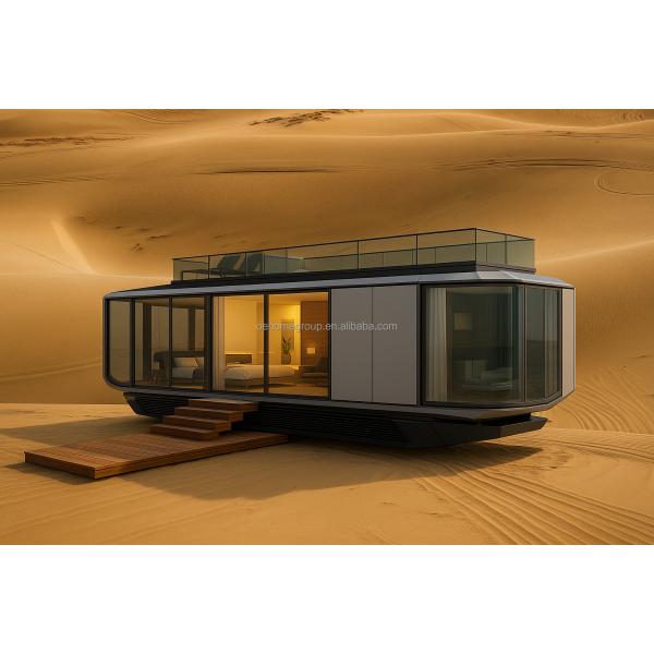 Durable Using Various Prefab Container House Tiny Portable Home Tiny Modular House Camping Hotel Space Capsule