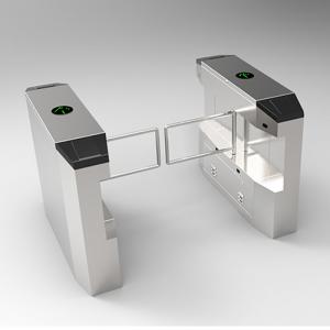 China Servo Motor Swing Barrier Turnstile Security Systems 35w Security Speed Gate on sale