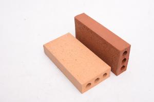 China High Strength Type Thin Brick Flooring For Outside Road Paving With Holes factory