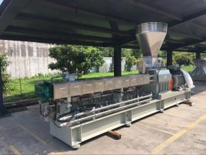 China Compounding Twin Screw Extruder For Recycling Fillers Masterbatch Making on sale