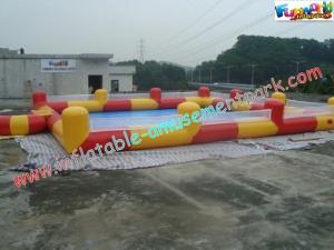 China PVC Tarpaulin Inflatable Water Pools , Water Ball Pool Water-Proof factory