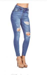 China OEM wholesale Long size blue womens Jeans and modern men trousers Denim Pants factory