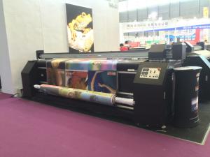 China Wide Format Digital Plotter Epson DX7 Printhead 1440 dpi Textile Printing Equipment factory