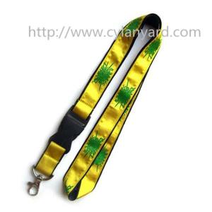 China Custom satin lanyards, double-layer satin ribbon lanyards, factory
