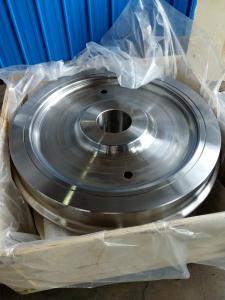 China Crane Traveling Wheels Railway Forging Parts For Heavy Duty Mining on sale