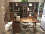American Dark Walnut Wood Furniture Nordic design of Writing Desk Reading table