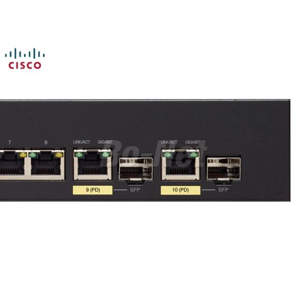 Durable 10 Port Managed Gigabit Ethernet Switch SG350-10MP-K9-CN Cisco SG350-10MP