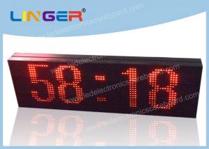 China LED Scrolling Message Sign / Electronic Clock Display 2 Years Warranty factory