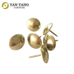 China Round head decorative tacks nails for sofa, iron upholstery decorative nail heads for furniture on sale
