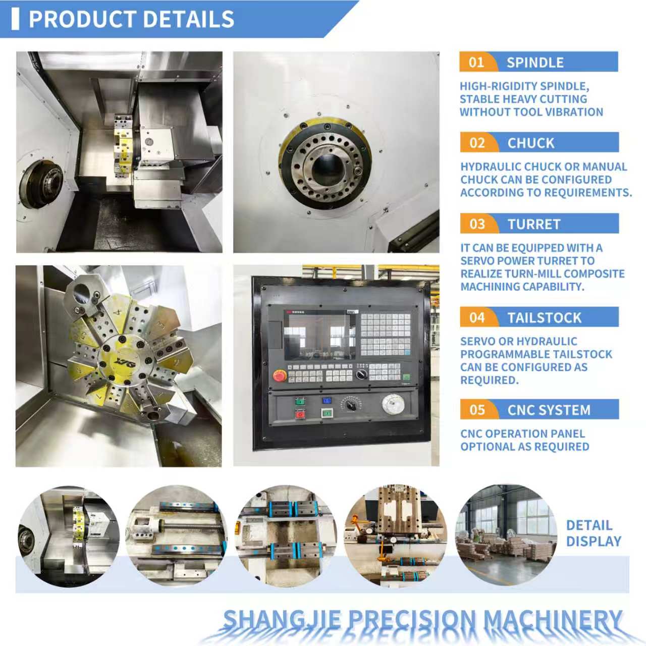 XT06DS High Precision CNC Turning Machine for Industrial Metal Processing