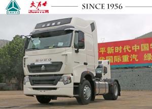 China HOWO T7 6 Wheeler Truck , 4x2 Prime Mover With Perfect Suspension Systems on sale