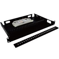 China 8 Port Fiber Optic Patch Panel Rack Mounted Convenient To Install / Dismantle factory