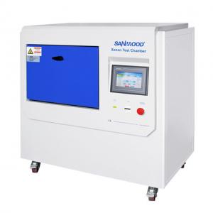 China Safety Helmet Ultraviolet Aging Test Chamber Stand Type Full Spectrum Sunlight Simulation Per ASTM B155 on sale
