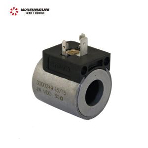 China ISO A249900001495 Solenoid Valve Coil 24vdc For Excavator factory