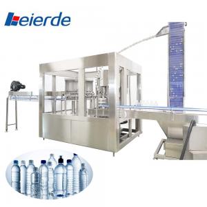 China SUS304 mineral water PLC control Auto Liquid Filling Machine For PET Bottle factory