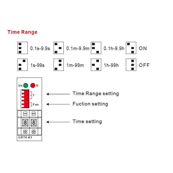 Digital Setting Modular Timing Relays AC DC 12V 24V