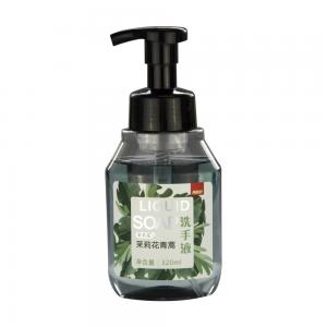 China Minty Notes Lemon Hand Soap Liquid , Green Notes  Antibacterial Foaming Hand Soap on sale