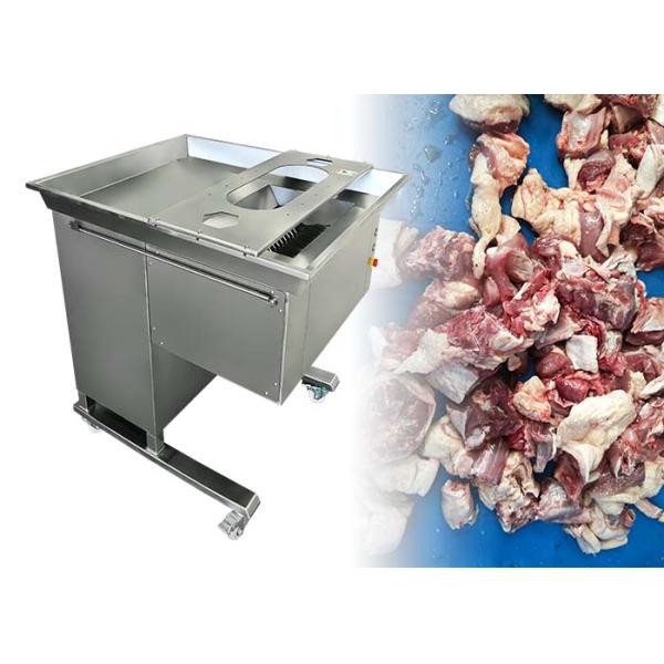 Large In Feed Pork Feet & Ribs Cutting Machine 800KG/H For Meat Processing Industry