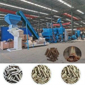China 800-900Kg/H Wood Pellet Line Biomass Fuel Wood Pellet Maker Machine on sale