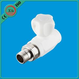 China White Straight Radiator Valves Smooth Internal Surface For Drinking Water Supply factory