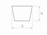 60-70shore A 8*5mm type PU V-guide,square Conducting Bar Polyurethane V Belt for Processing Industry