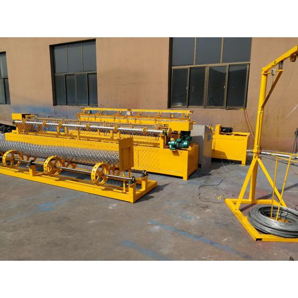Fully Automatic Chain Link Fence Machine For Double Wire And Single Wire
