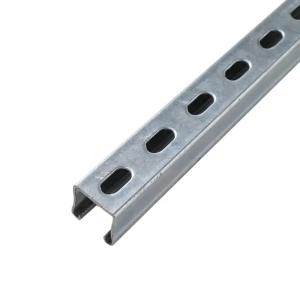 Buy cheap GB/T 700-2006 Standard Hot Rolled Galvanised Slotted Channel Carbon Steel C from wholesalers