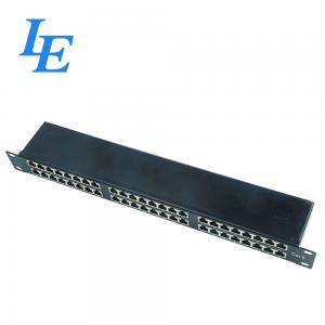 China Iso Approved 48 Port Cat6 Patch Panel , 48 Port Feed Through Patch Panel on sale