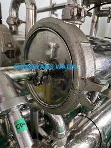 China 4 End Clamp Stainless Steel RO Membrane Housing Membrane Stainless Steel Pressure Vessel factory