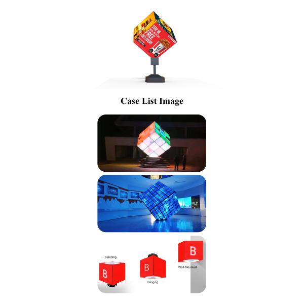 Durable Adaptable Outdoor Rotating LED Screen