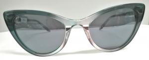 China Super cateye sunglasses Plastic sun wear polarized lens Natural material factory