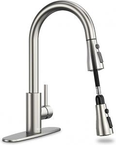 China Brushed Nickel SUS304 Stainless Steel Faucet Sprayer For Kitchen Sink factory